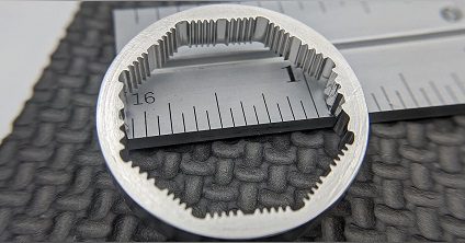 CNC stainless steel milled part