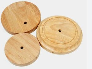 Oak Wood Table Lamp Base