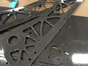 CNC waterjet cutting Carbon Fiber