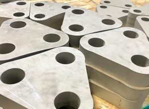 CNC waterjet cutting aluminum