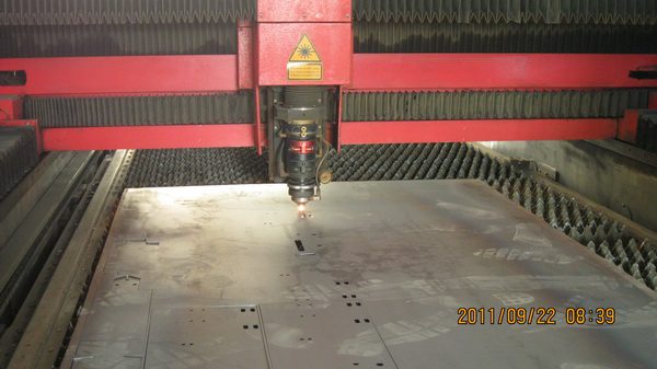 laser cutting process