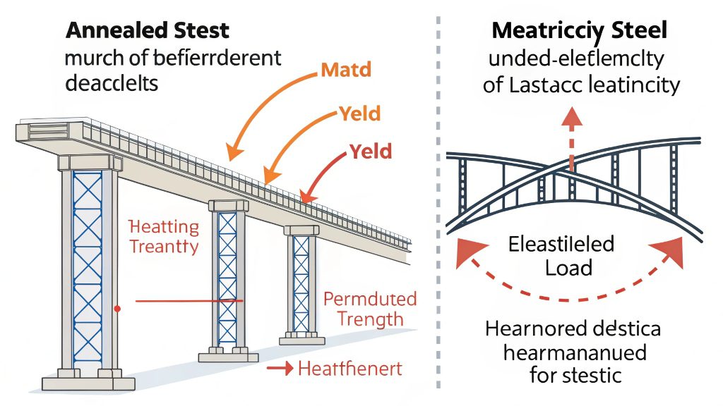 Diagram showing stiffness vs strength