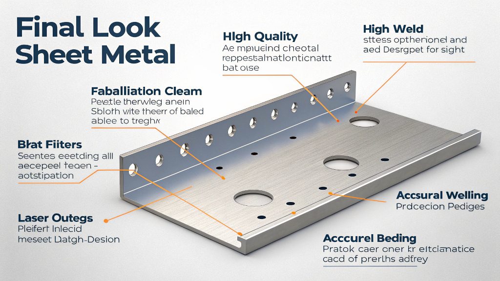 Improving sheet metal appearance