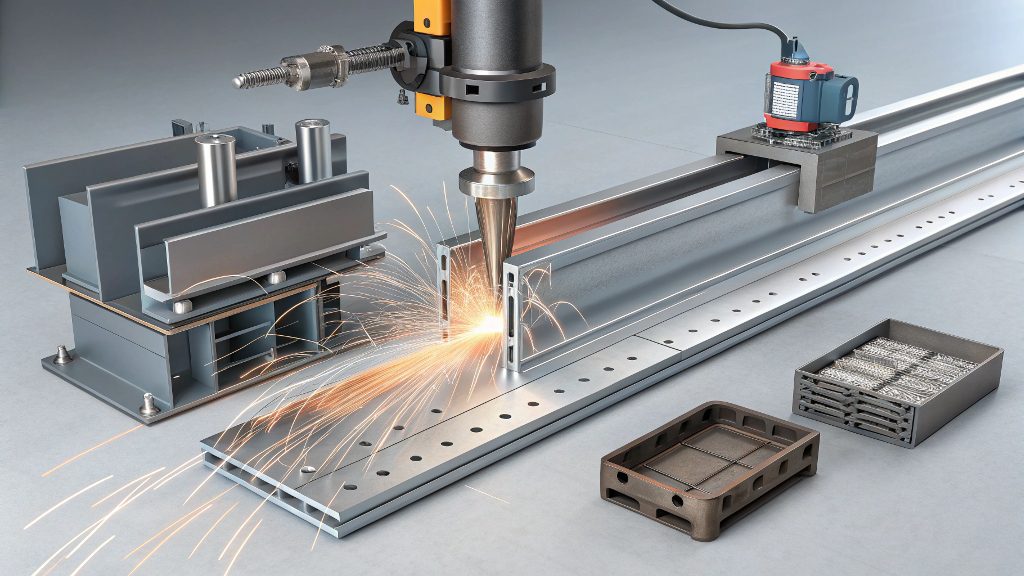 Materials Fabricated with Welding Placeholder image showing a fabricated assembly with multiple welds