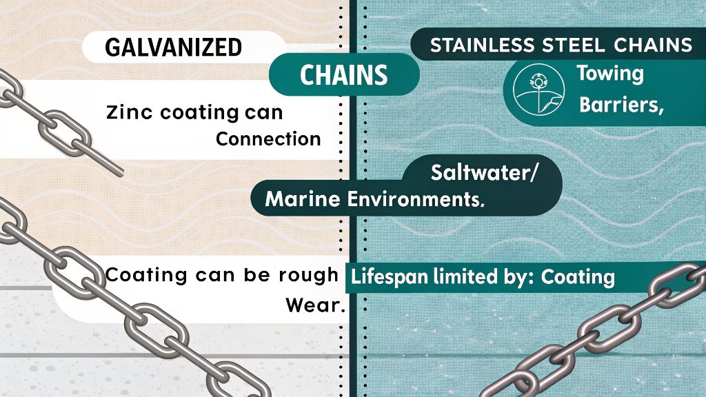 Galvanized Chain vs Stainless Steel Chain