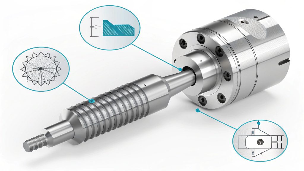 Corrosion on an aluminum part