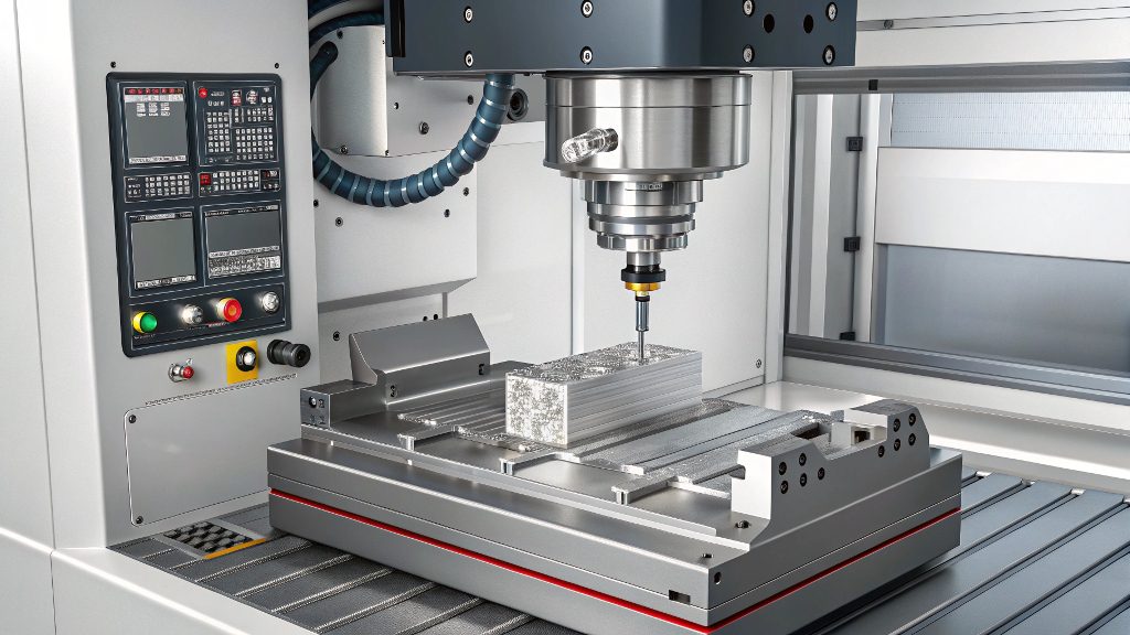 Future of CNC Machining Modern 5-axis CNC machine in operation