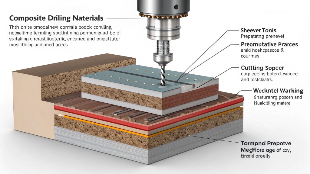 CNC Machining Composites alt text: CNC milling machine cutting a carbon fiber sheet