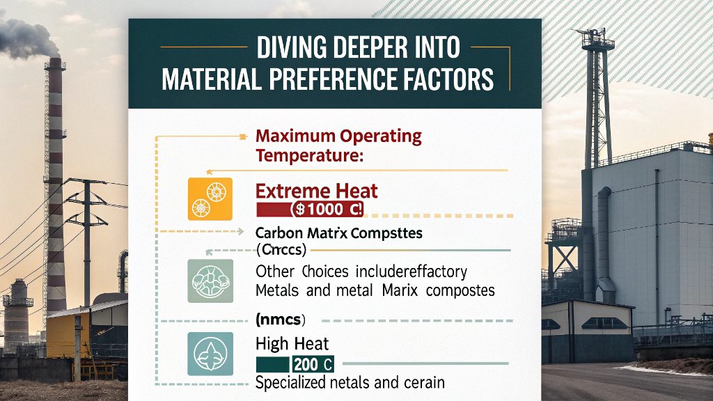 Material Selection Criteria High Temperature Chart comparing material properties at high temperature