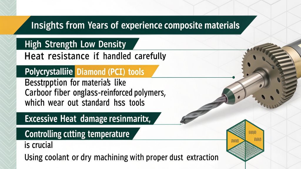 Machining a composite part on CNC