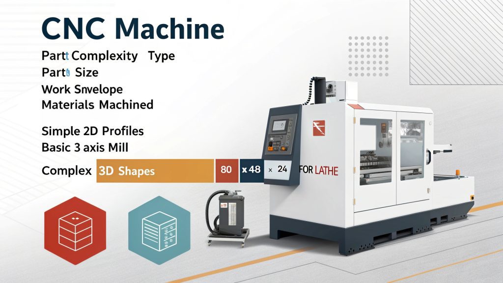 Selecting CNC Machines Different types of CNC machines in a workshop