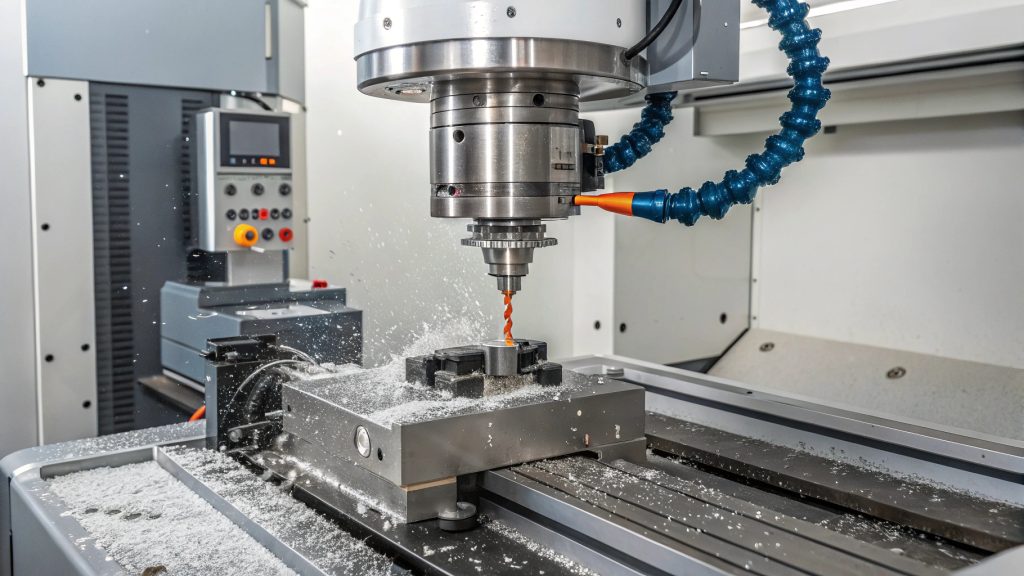 alt text: Diagram showing the 5 axes of a CNC machine