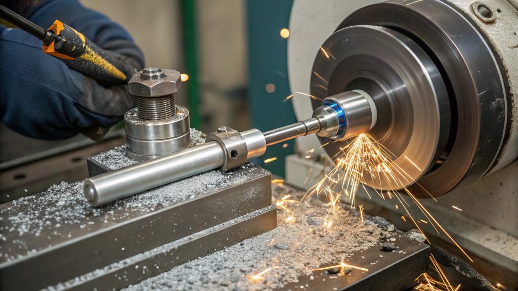 PCD Inserts for Composite Turning PCD insert turning a composite part