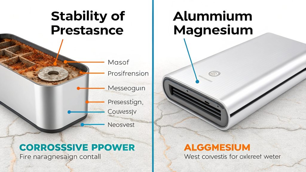 Aluminum vs Magnesium Stability Corrosion resistance comparison between aluminum and magnesium