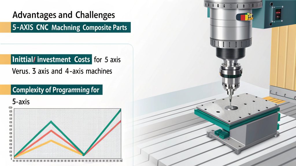alt text: CNC programmer working on a 5-axis machine program