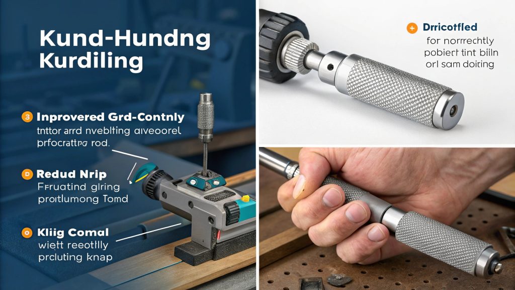 two main reasons for knurling parts