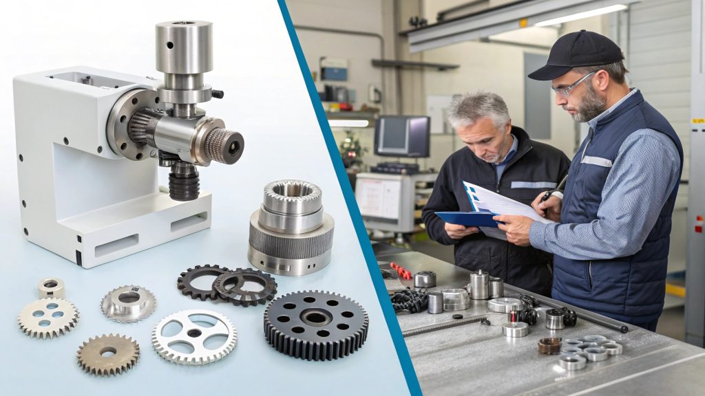 Industries needing machined parts A collection of custom CNC machined parts