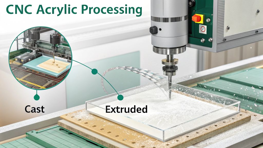 Sheets of acrylic material