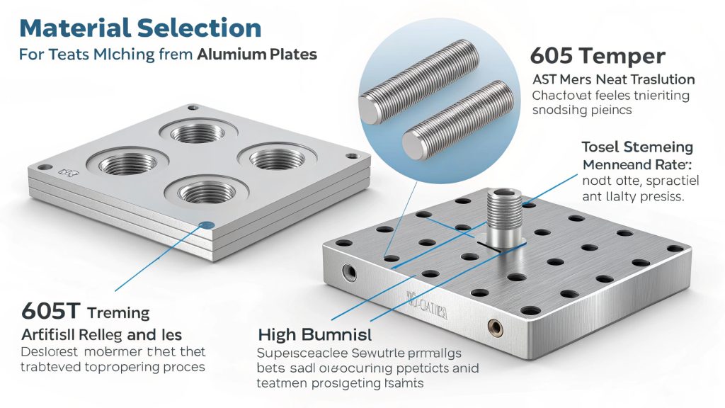 CNC machine working on a large aluminum plate