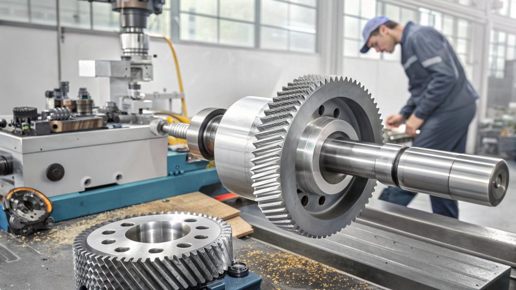 alt with keywords: knurling process on a lathe with lubrication