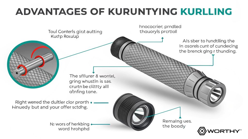 advantages of knurling tools and process
