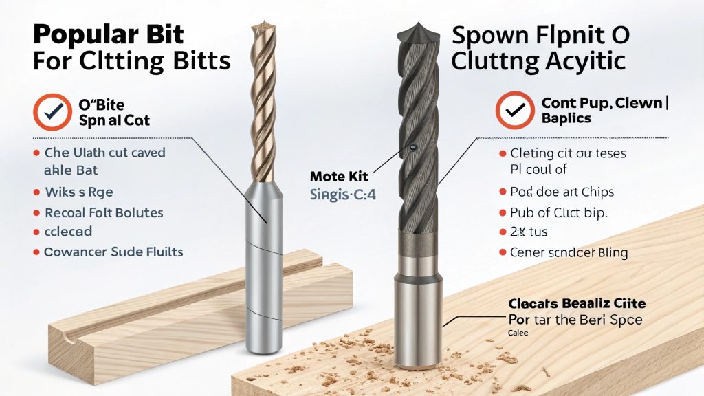 CNC bits for acrylic