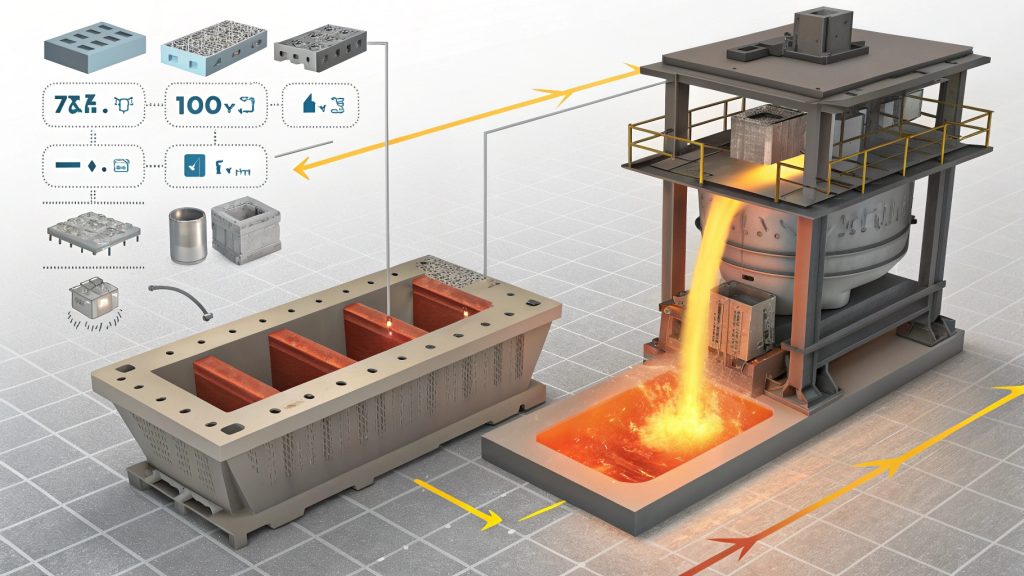 Zinc vs Steel for Die Casting Measuring a precision die-cast part with calipers