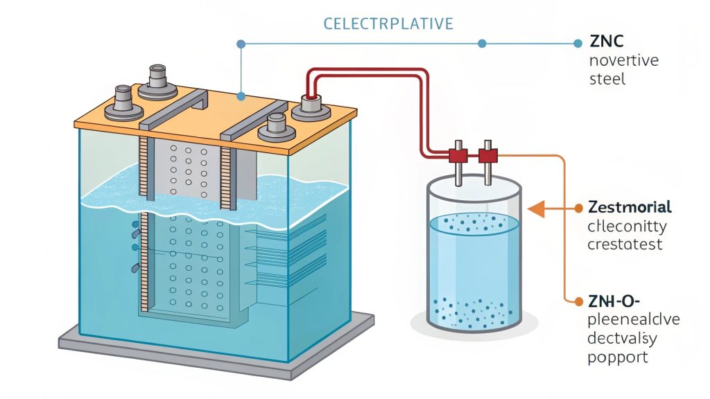 Zinc Plating Process zinc electroplating bath diagram