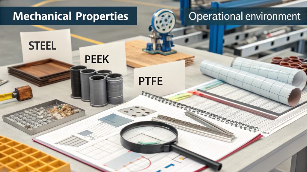 Engineer considering CNC material factors