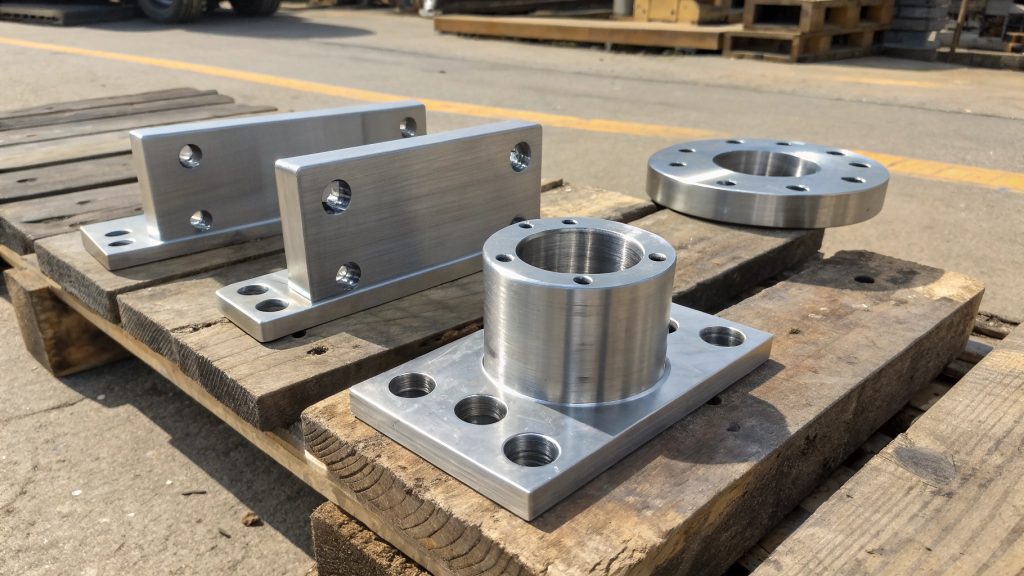 Outdoor stainless steel railing showing durability