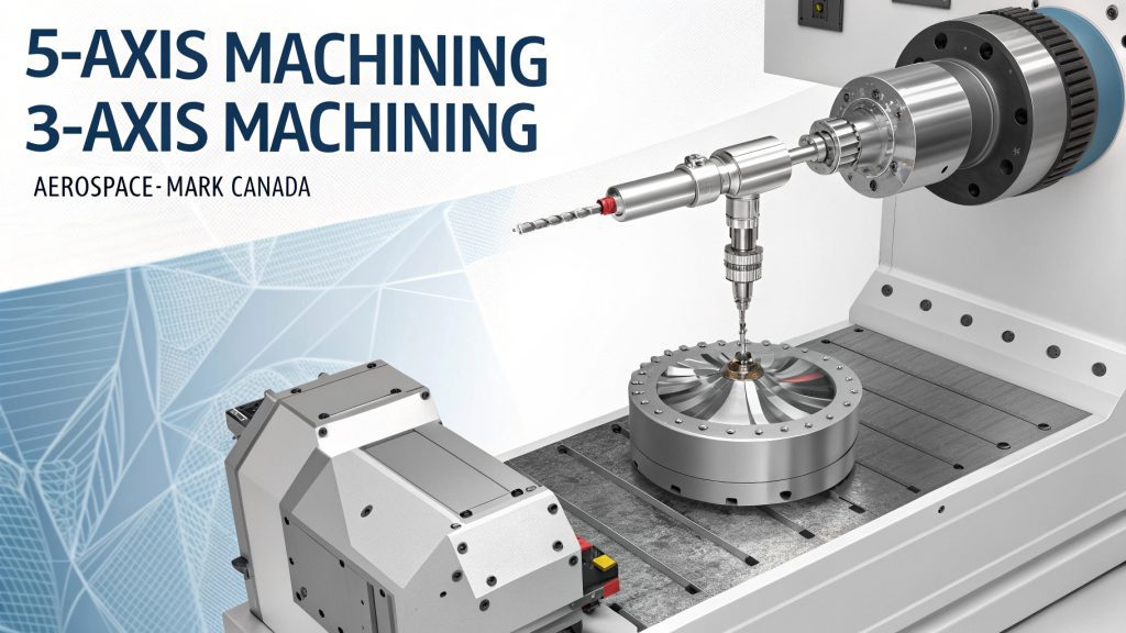 5-axis CNC machine in operation
