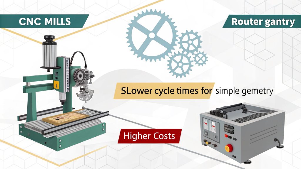 A complex tooling setup for a CNC mill, showing its complexity
