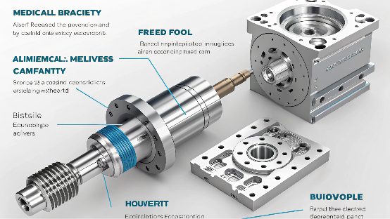 Machining Grade 5 Titanium Close-up of a CNC tool cutting into a block of titanium.