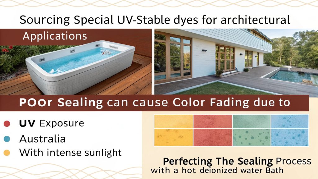 Faded vs non-faded anodized aluminum parts