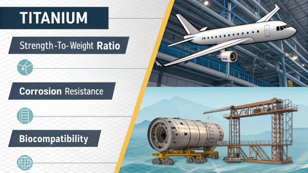 The Special Properties of Titanium A diagram showing the atomic structure of Titanium
