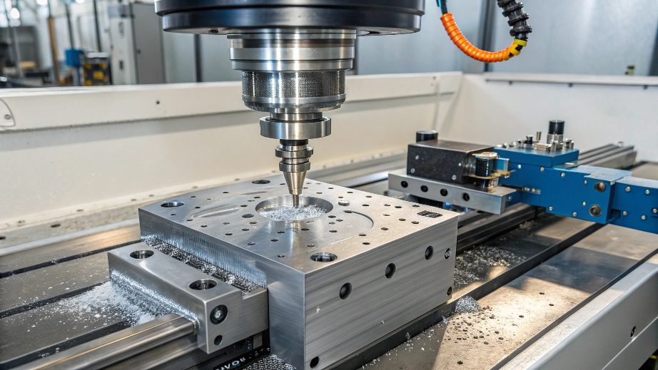 Most Precise Type of Machining A close-up view of a micro-part created with slow-wire EDM