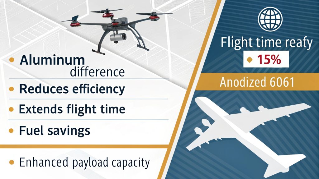 An airplane wing structure showing aluminum framework
