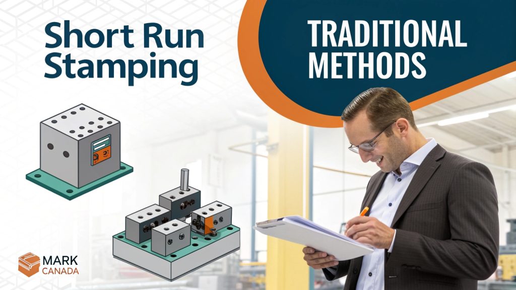 A simple setup for short run metal stamping