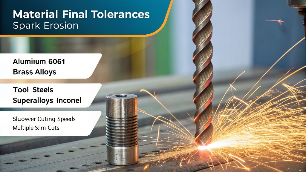 A diagram showing a cross-section of a part with a blind pocket, an impossible feature for Wire EDM
