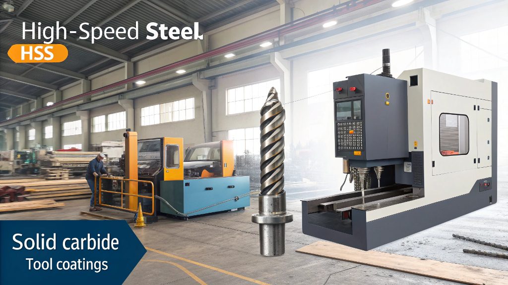 Choosing the Right CNC Milling Tool A collection of different CNC milling tools with various coatings