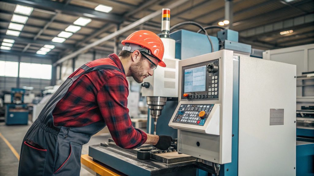 A detailed chart showing the breakdown of CNC machine hourly operating costs