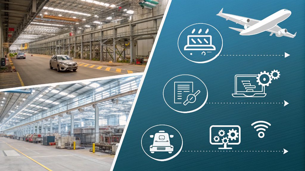 Advantages of Aluminum A lightweight aluminum electronic enclosure next to a heavier steel version