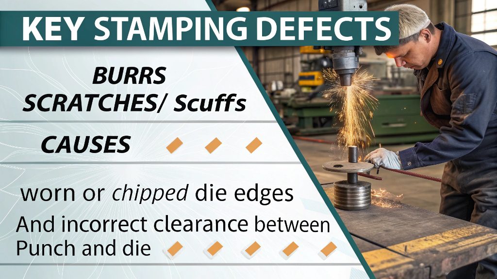 An example of a deep-drawn metal can with "earing" defect at the top edge.