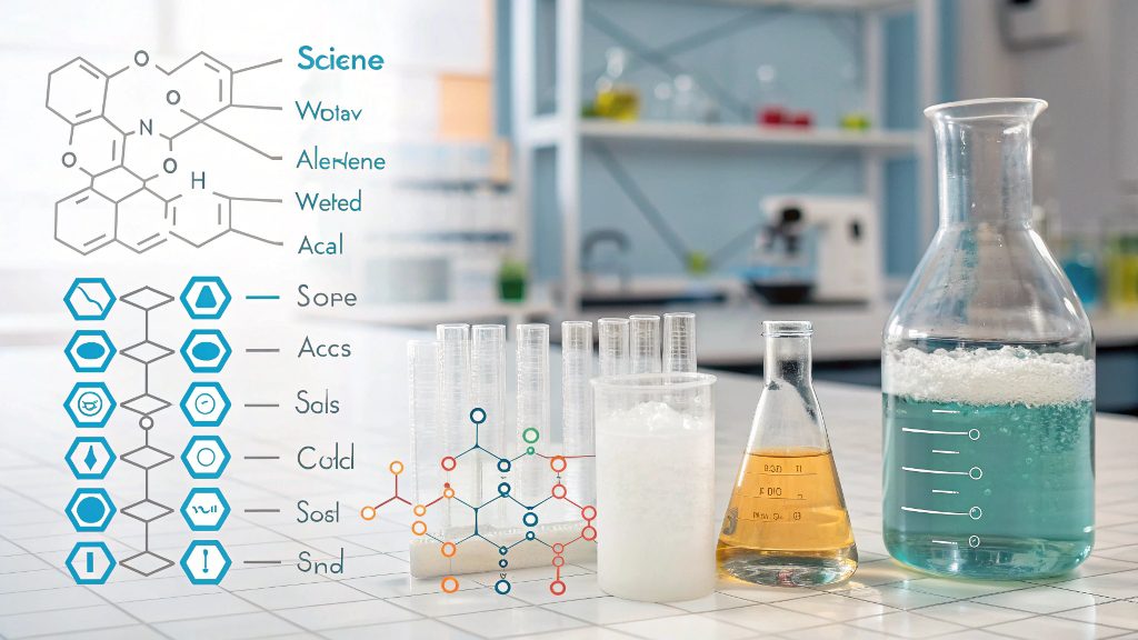 A chart showing silicone's resistance to various chemicals