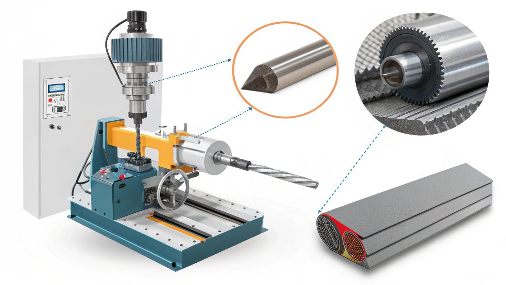A sharp cutting tool made from T10 tool steel.