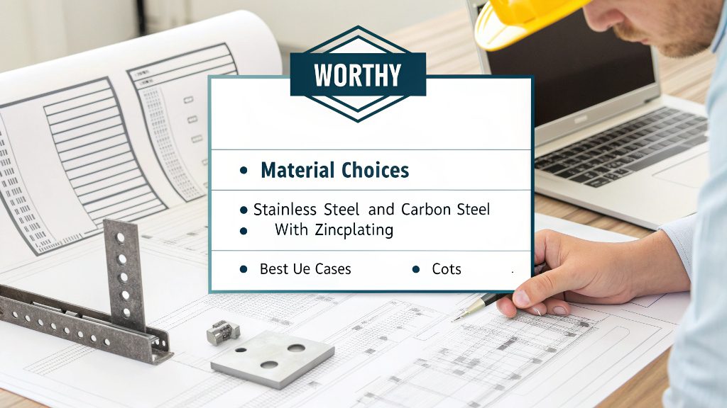 An assortment of metal stamping parts made from different materials like steel, aluminum, and copper.