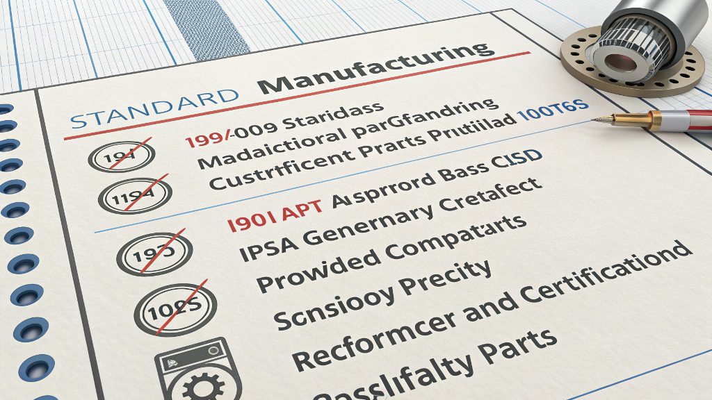 A precision measuring tool inspecting a CNC part