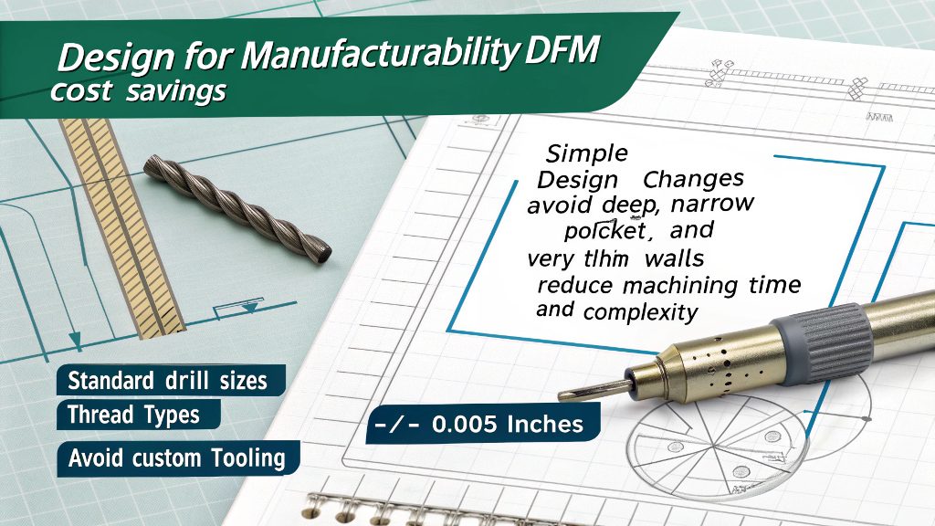 A design engineer modifying a 3D model on a computer to optimize it for CNC machining