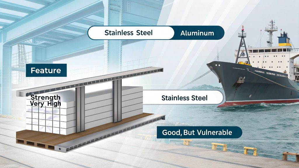 Advantages of Stainless Steel A close-up shot of a shiny, durable stainless steel stamped bracket