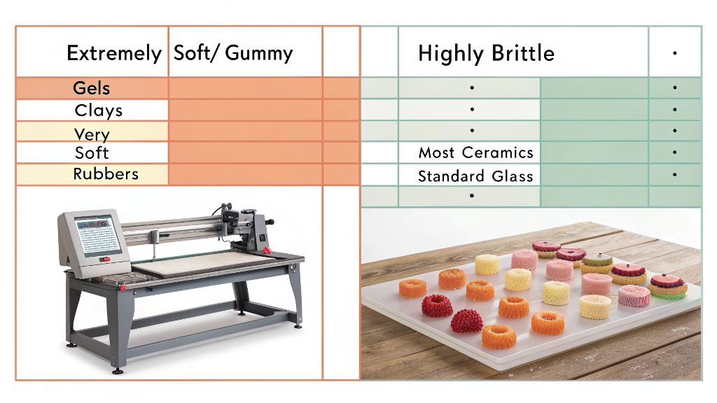 Materials for CNC Machining A collection of various raw materials including metal, plastic, and rubber